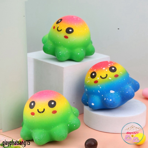Đồ chơi squishy dẻo hình bạch tuộc dễ thương