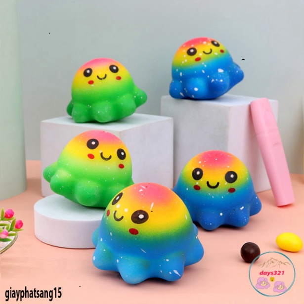 Đồ chơi squishy dẻo hình bạch tuộc dễ thương