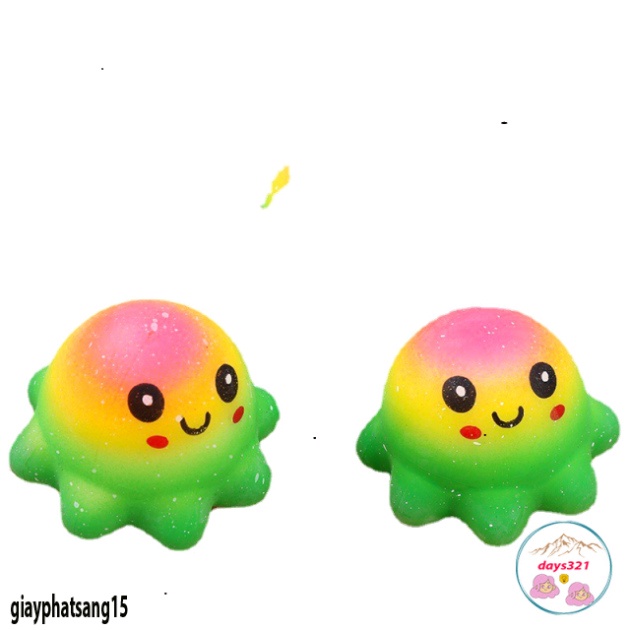 Đồ chơi squishy dẻo hình bạch tuộc dễ thương