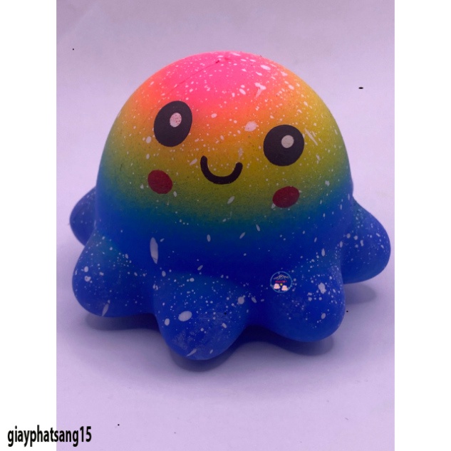 Đồ chơi squishy dẻo hình bạch tuộc dễ thương