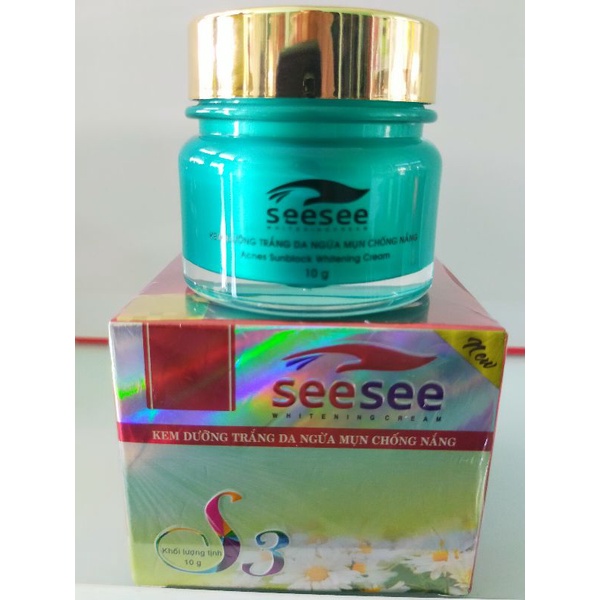 Seesee kem dưỡng trắng da đủ công dụng S1,S2,S3,S10,S11,S12 hộp
