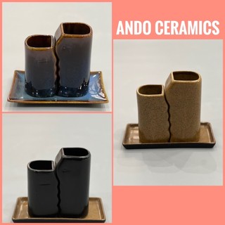Ống Cắm Đũa Tình Yêu - Ống đũa cặp đôi Tình Nhân bằng sứ chất lượng cao cấp Bát Tràng