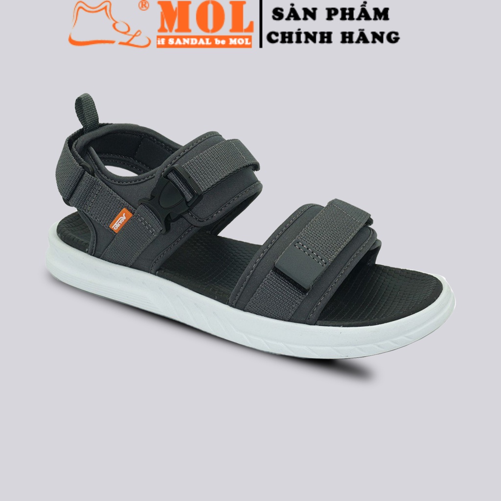 Sandal nam nữ unisex Vento 2 quai ngang NB01G2 màu xám