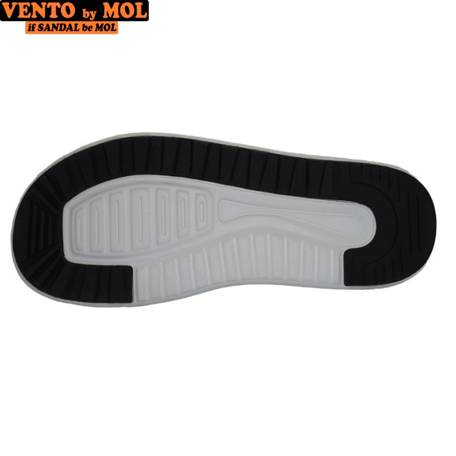 Sandal nam nữ unisex Vento 3 quai ngang NB03B màu đen