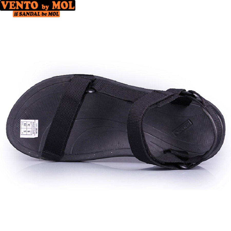 Sandal nam Vento quai ngang NV25B màu đen có big size 44 45