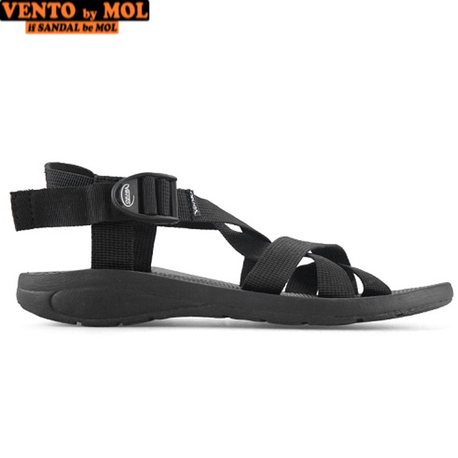 Sandal nam Vento quai chéo NV65B màu đen