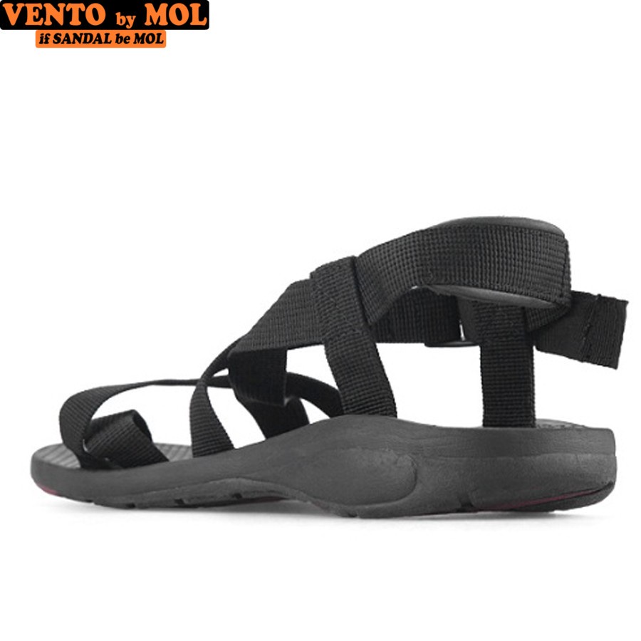 Sandal nam Vento quai chéo NV65B màu đen