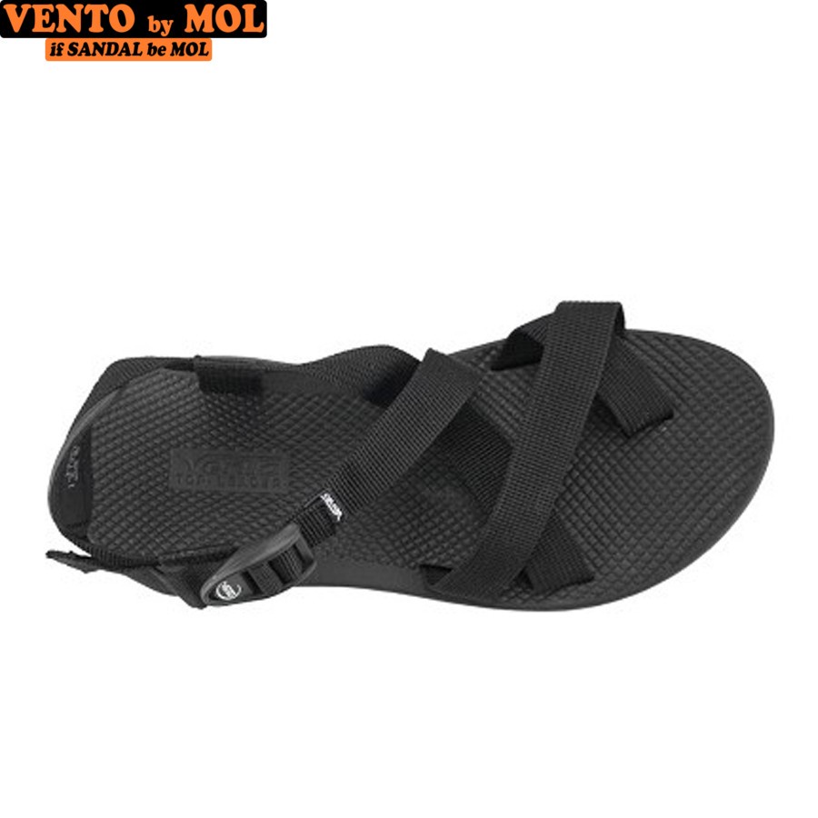 Sandal nam Vento quai chéo NV65B màu đen