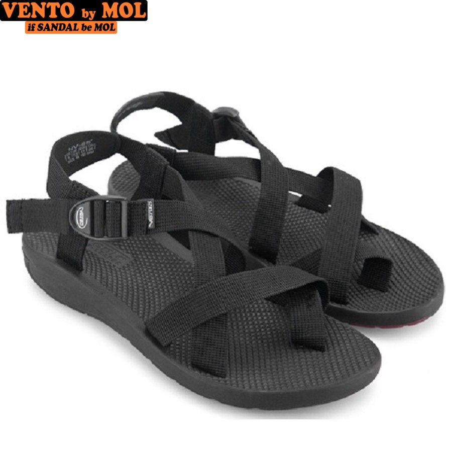 Sandal nam Vento quai chéo NV65B màu đen