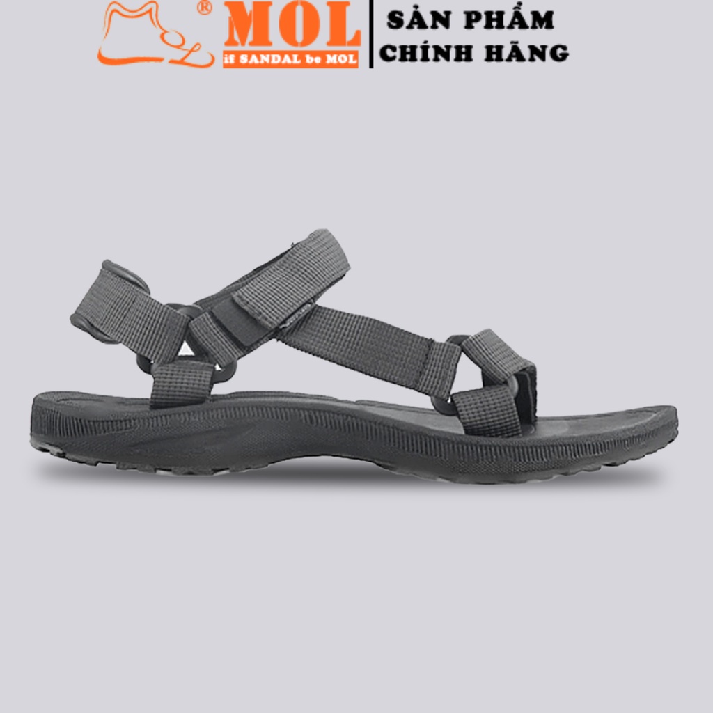 Sandal nam Vento quai ngang NV25G màu xám có big size 44 45