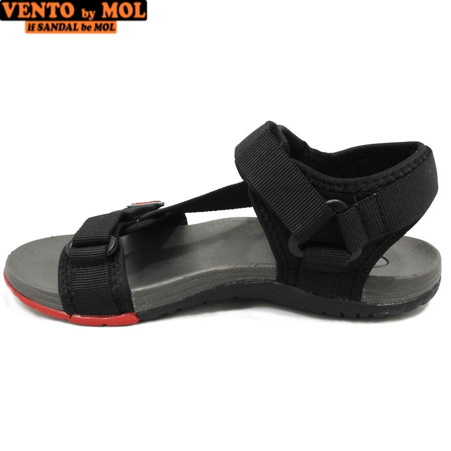 Sandal nam Vento quai chữ Z NV4538BB màu đen có big size 44 45