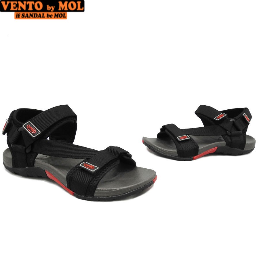 Sandal nam Vento quai chữ Z NV4538BB màu đen có big size 44 45