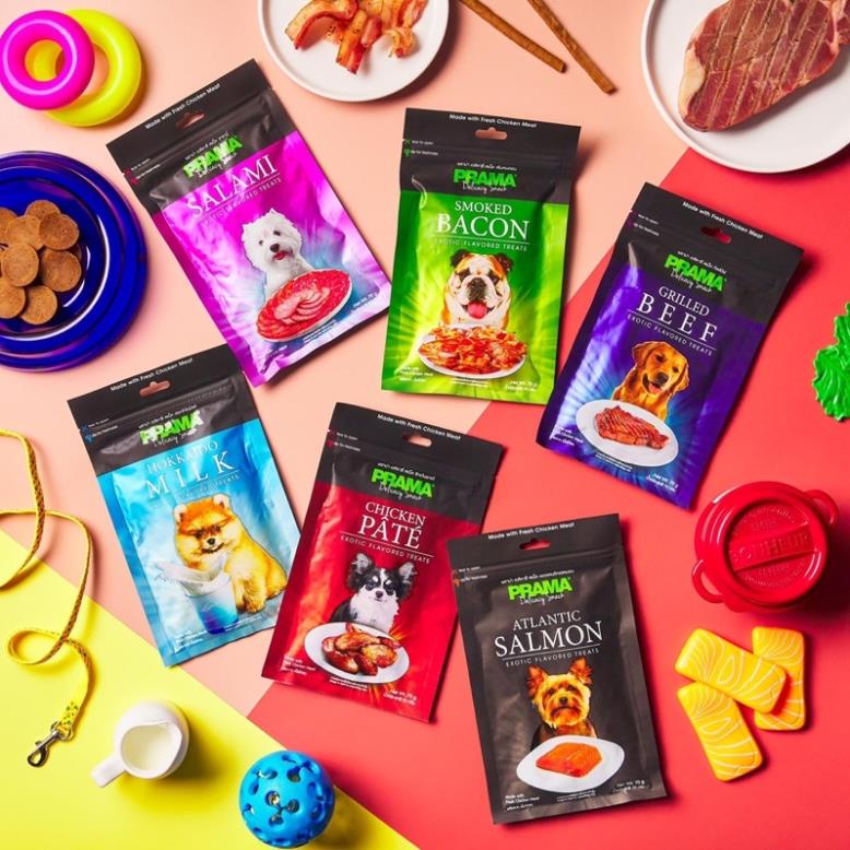 Snack Thưởng Dinh Dưỡng Sạch Răng Prama Cho Chó 15 Vị