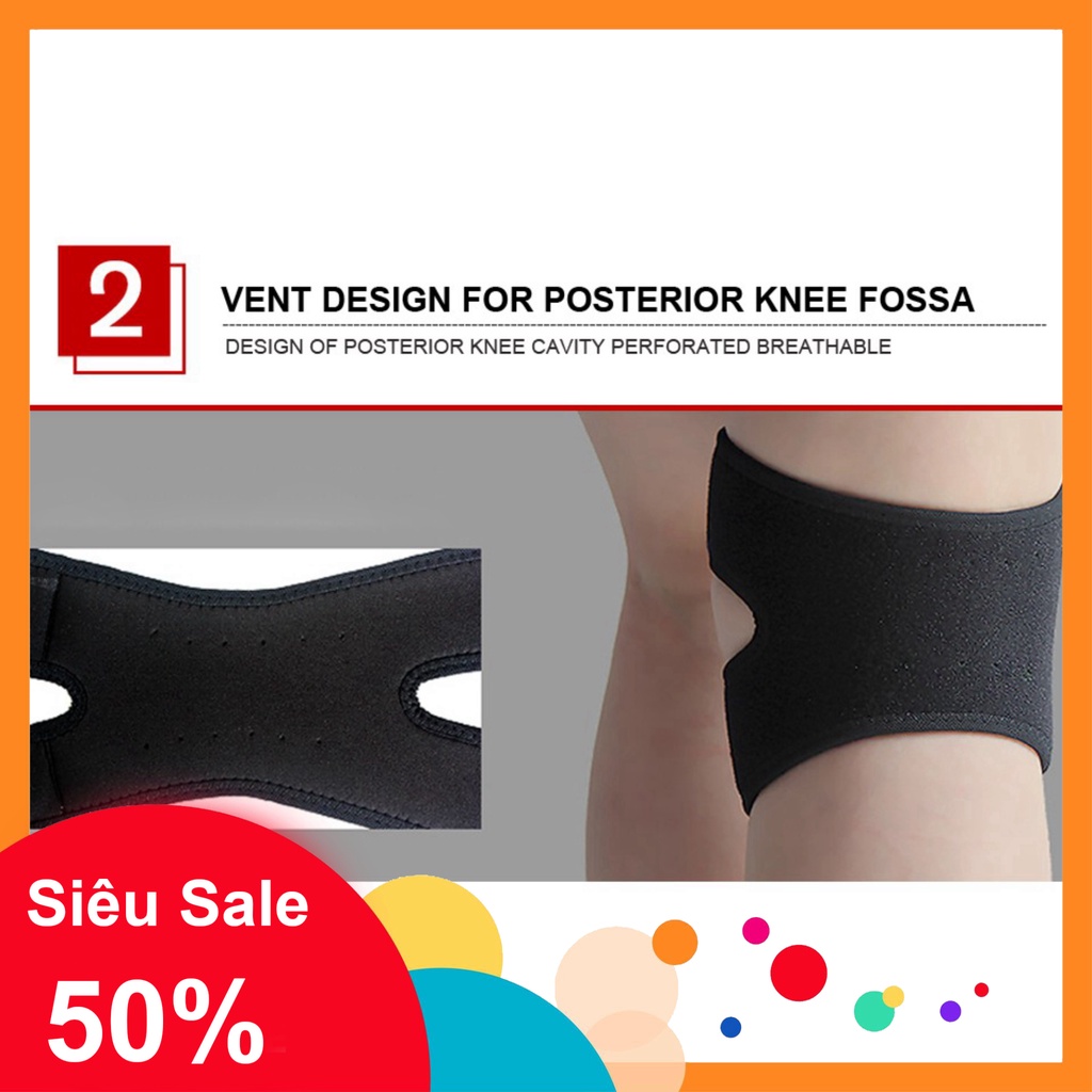 Bó gối thể thao Aolikes A-7929 Đai hỗ trợ xương bánh chè Bảo vệ đầu gối Băng gối đàn hồi 7929 sport knee protector tlhn1