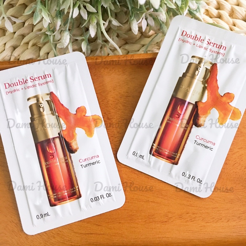 (Sample 0.9ml) Serum chống lão hoá Clarins Double Serum