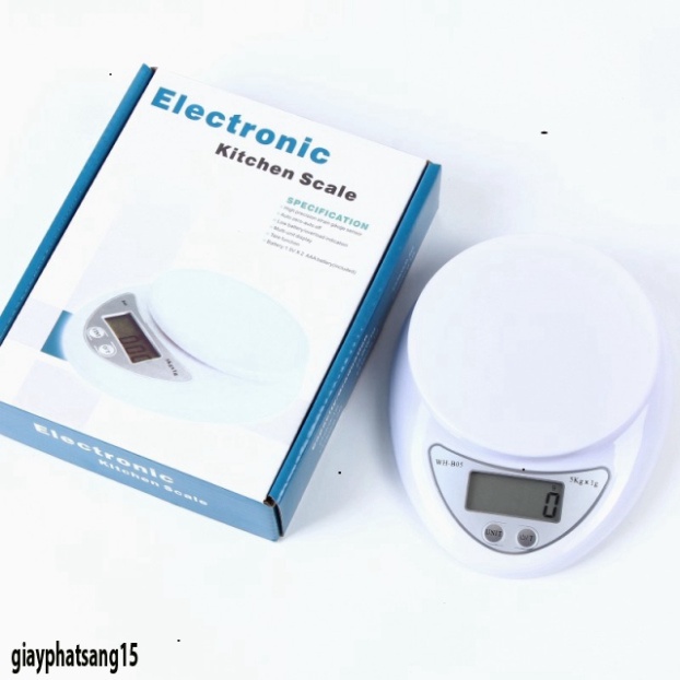 Cân Tiểu Ly Điện Tử nhà ăn Mini 5kg WH B05 xịn Tặng Tô Chứa ( bh một năm ) TBE Shop