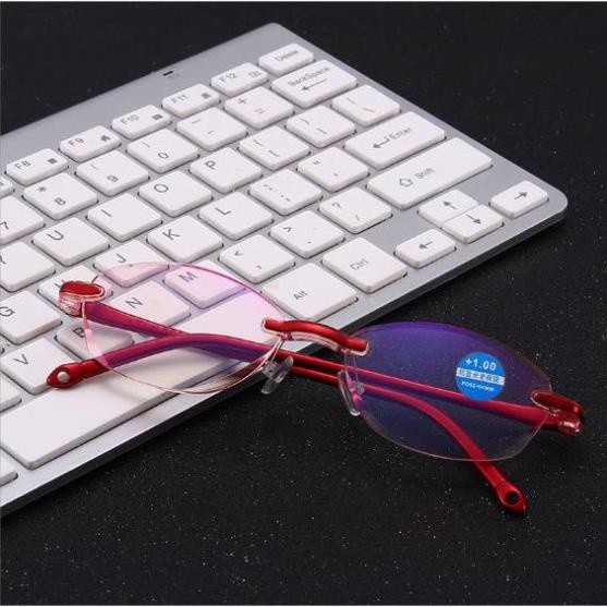 Kính lão thị viễn thị không vành chống mỏi chống lóa cho các bà các mẹ siêu nhẹ chuẩn độ
