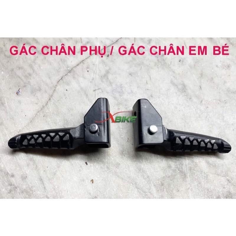 GÁC CHÂN PHỤ GÁC CHÂN EM BÉ NHÔM ĐEN