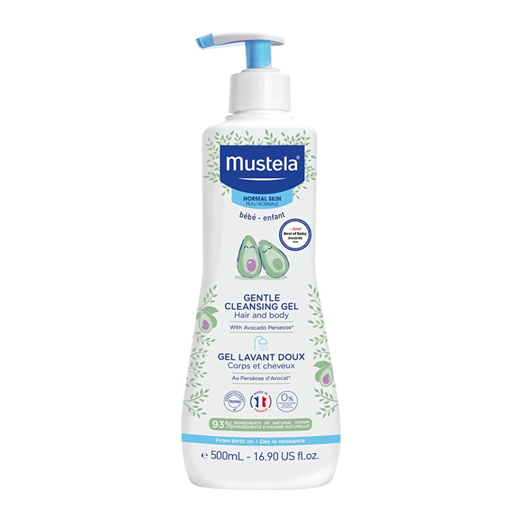 Sữa Tắm Gội Dịu Nhẹ Cho Bé, Baby Gentle Cleansing Gel, Hair & Body, 16.9 fl oz (500ml)