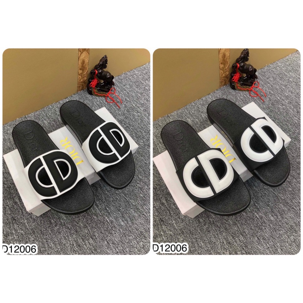 S1 Dép Nam Nữ New Slides Dior Chữ CD - Dép Dior Bản Cao Cấp Full Box Hot Hit 2023 Hàng Đẹp Full Box .