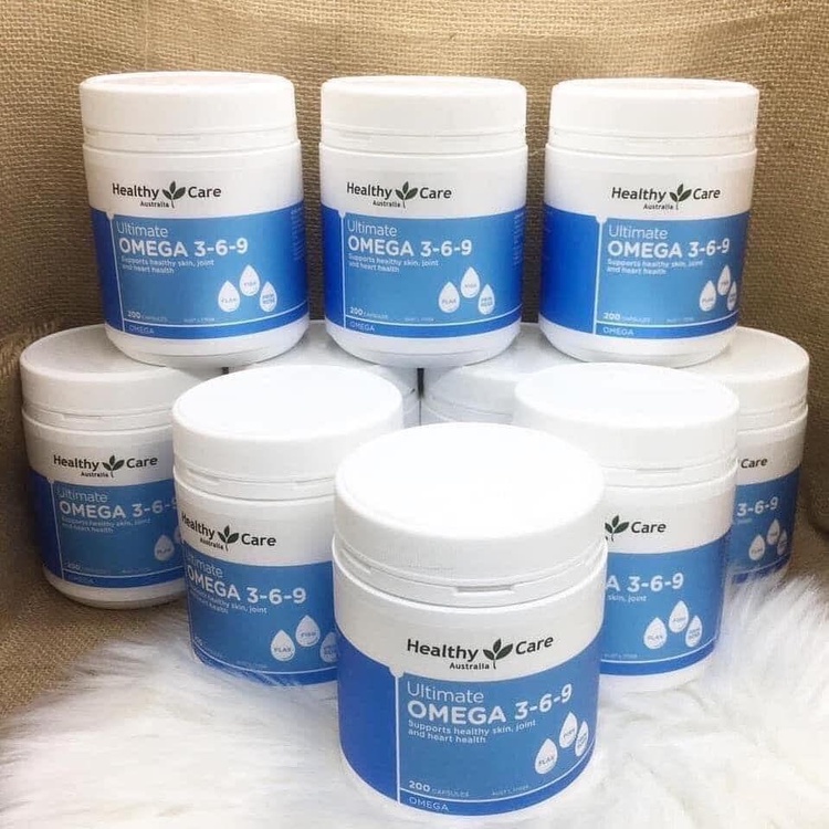 Viên uống Healthy Care Omega 3 6 9 Ultimate - Hỗ trợ tim mạch, huyết áp, sáng mắt