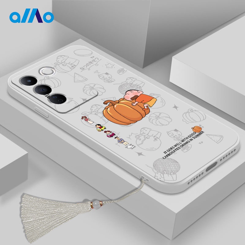 Ốp Điện Thoại Mềm In Hình Bí Ngô Trung Quốc Cho Vivo V27 V27e V27 Pro Vivo V25 V25e V25 Pro Vivo Y100 5G Y56 Y55s 5G