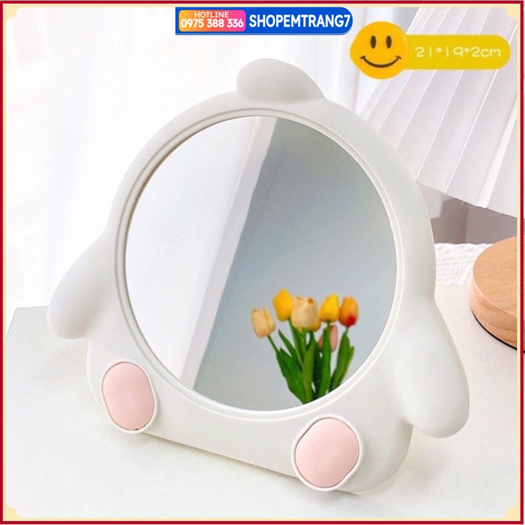 Gương Treo Tường Phong Cách Hàn Quốc Đáng Yêu,Gương Để Bàn Trang Điểm Hình Vịt Con Ngộ Nghĩnh Xinh Xắn