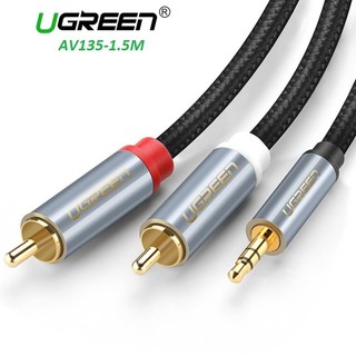 Dây cáp tín hiệu audio 3.5-rca ugreen av135, av116, av102 nhiều kích thước - 3.5mm to 2rca