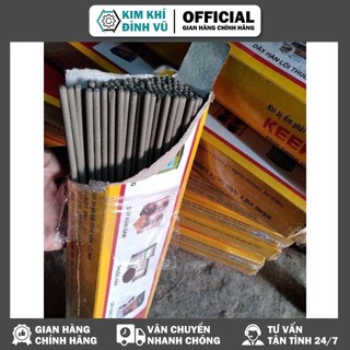 10 que hàn điện ,hàn sắt kim tín 2.5li-3,2 li hàng chất lng