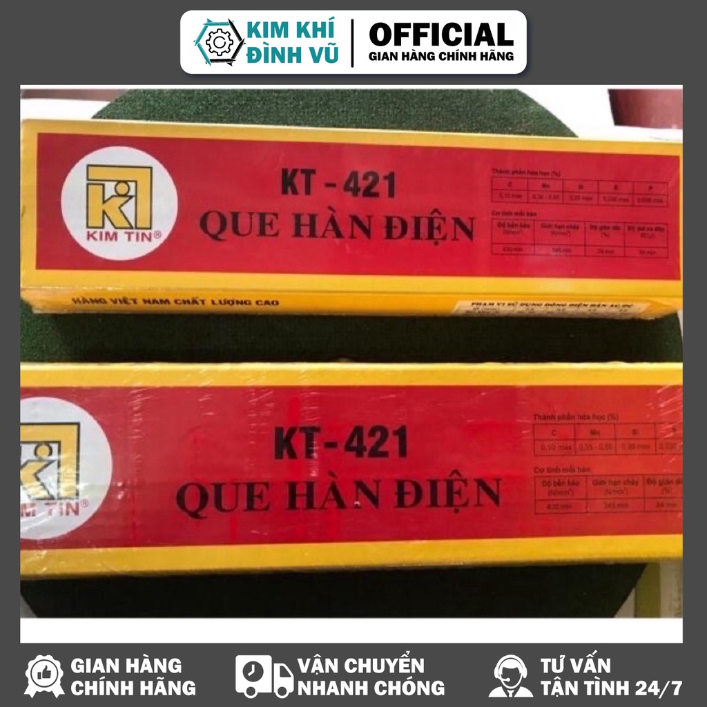 Que hàn điện ,hàn sắt kim tín 2.5li-3,2 li hàng chất lượng