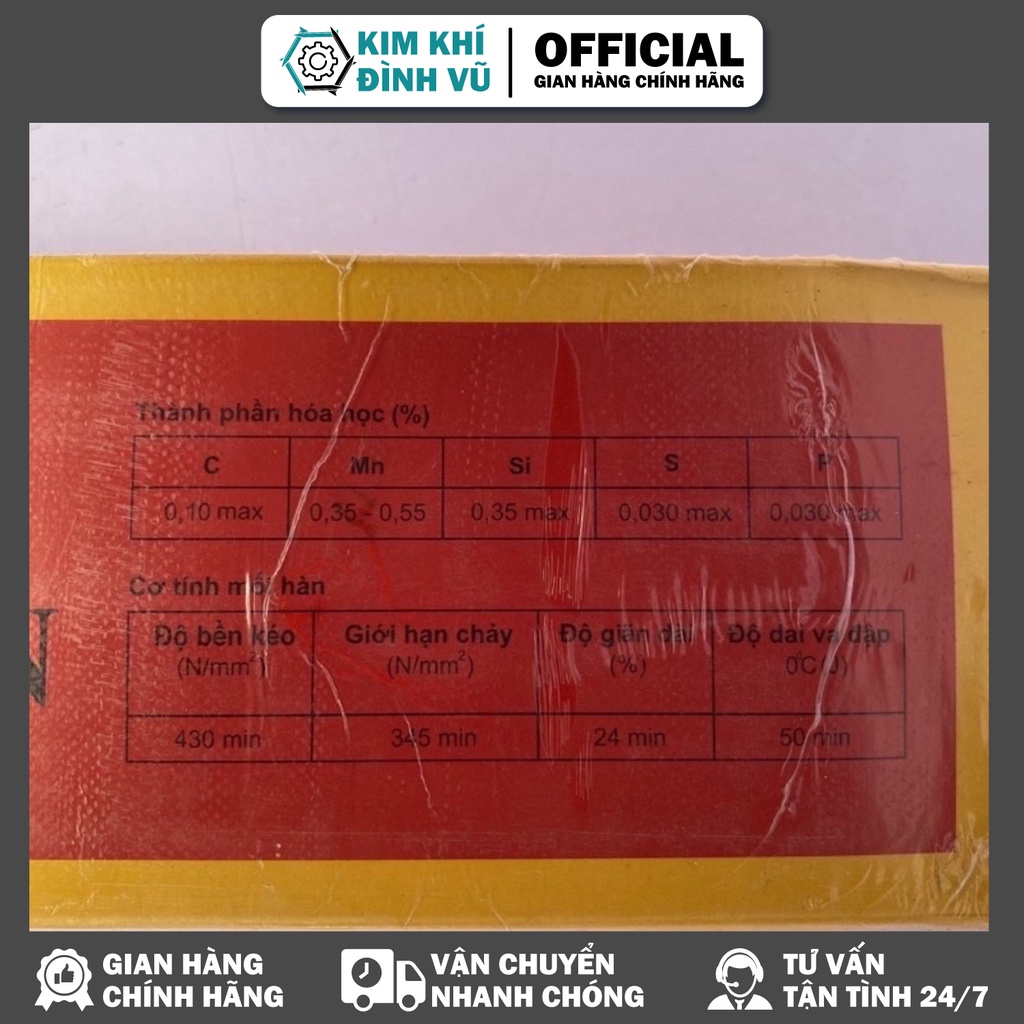 Que hàn điện ,hàn sắt kim tín 2.5li-3,2 li hàng chất lượng