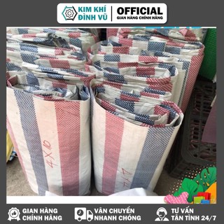 bạt kẻ tú phương khổ 4m giá 2m dài( rộng 4 dài 2m)