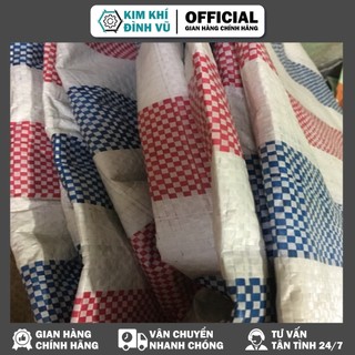 bạt kẻ tú phương khổ 4m giá 2m dài( rộng 4 dài 2m)