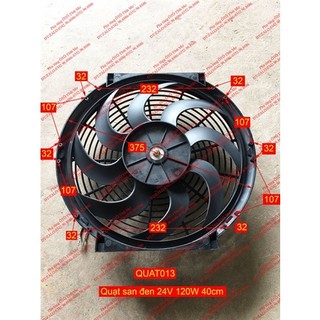Quạt san đen 24v 120w 40cm