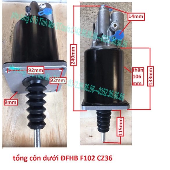 tổng côn dưới ĐFHB F102 CZ36 SORL