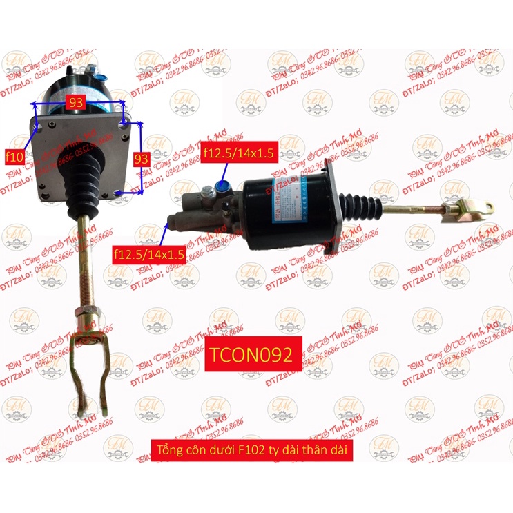 Tổng côn dưới F102 ty dài thân dài