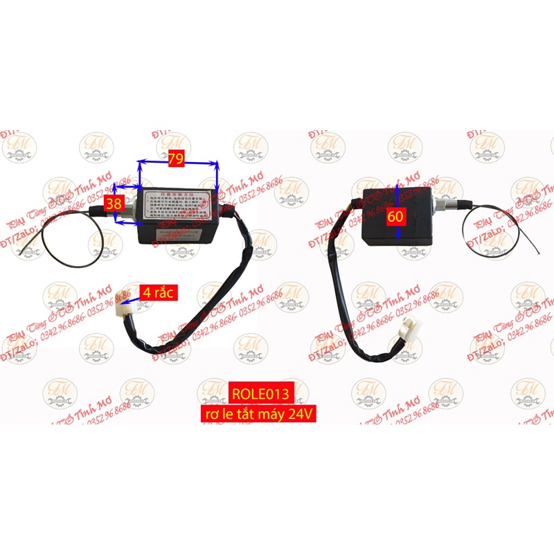 rơ le tắt máy 24V