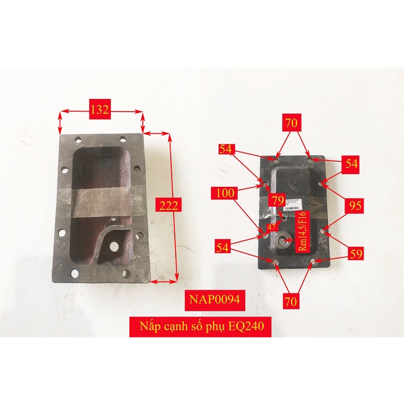 Nắp cạnh số phụ EQ240