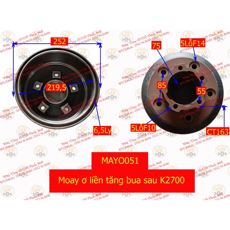 moay ơ liền tăng bua sau K2700