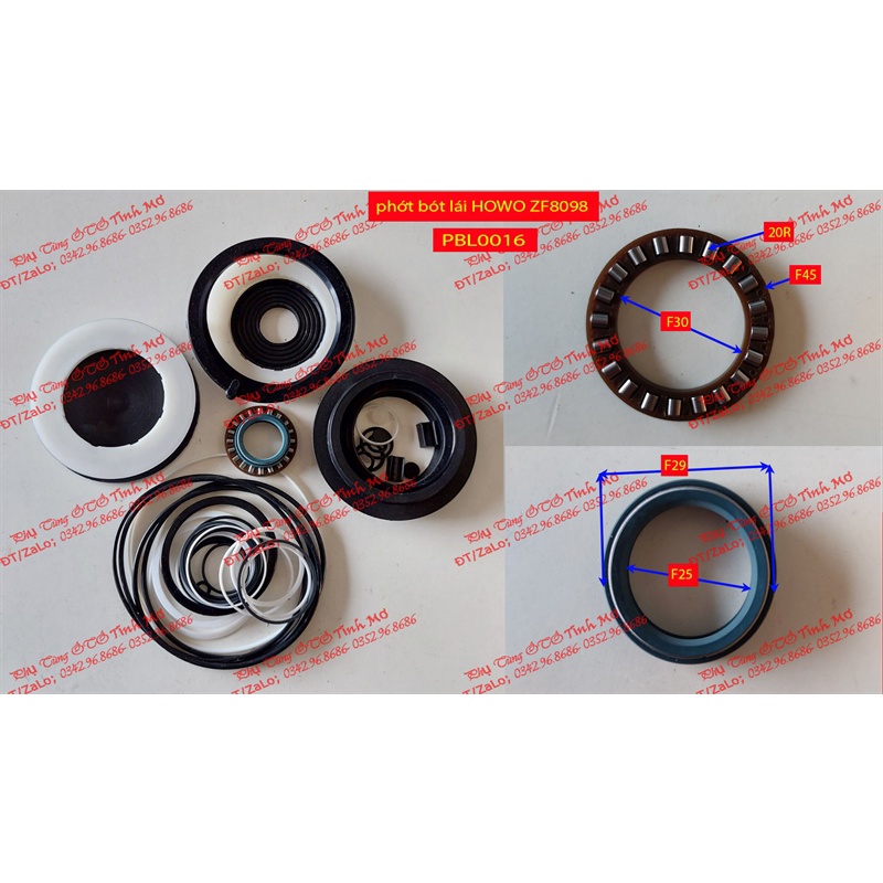 phớt bót lái HOWO ZF8098