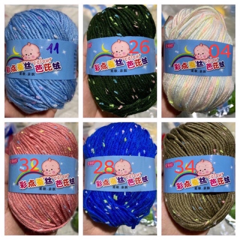 LEN Baby Tuyết 2 mm, cuộn 50 gr