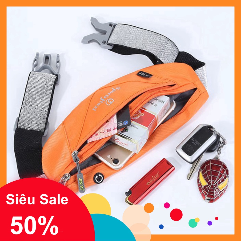 Túi chạy bộ chính hãng Jinxi Túi đeo bụng thể dục Jin05 Túi đeo thắt lưng chạy bộ Túi đeo hông đựng điện thoại tlhn1