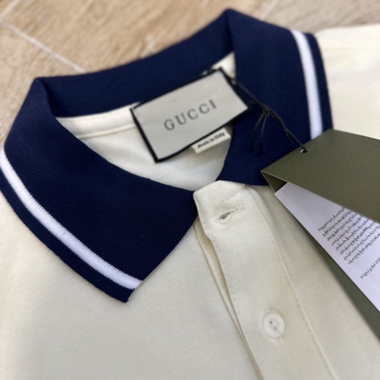 Áo polo GC thêu phối màu kết hợp phối hợp nam nữ cao cấp Áo polo GC thêu nam nữ mới nhất