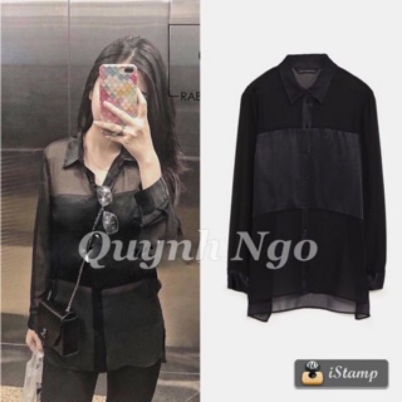 Áo sơ mi lụa thiết kế