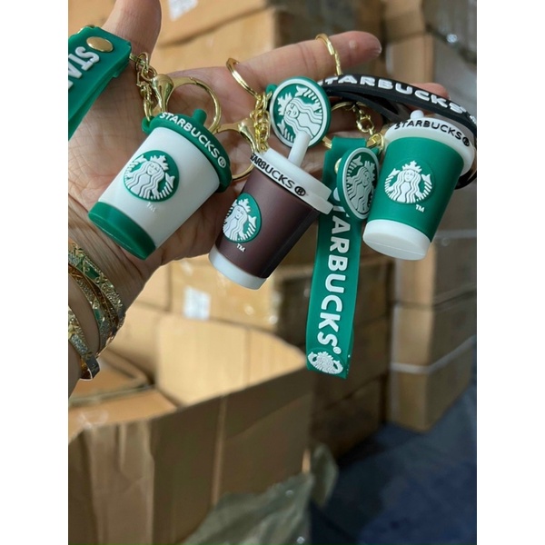 Móc Khóa Hình Ly Trà Sữa Starbucks Độc Đáo