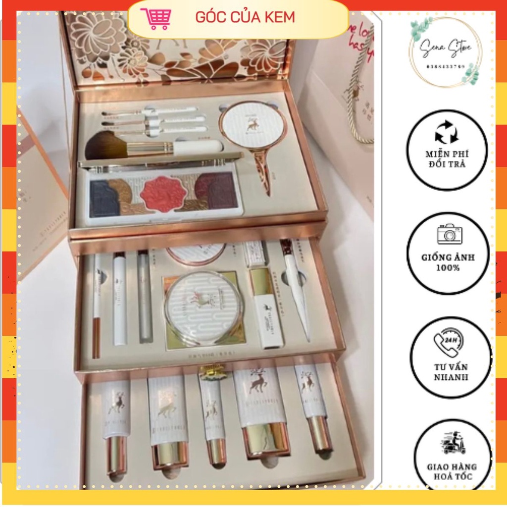 Bộ 20 Mỹ Phẩm Trang Điểm Làm Đẹp Ngày Lễ Tình Nhân ❤️SENA.STORE❤️