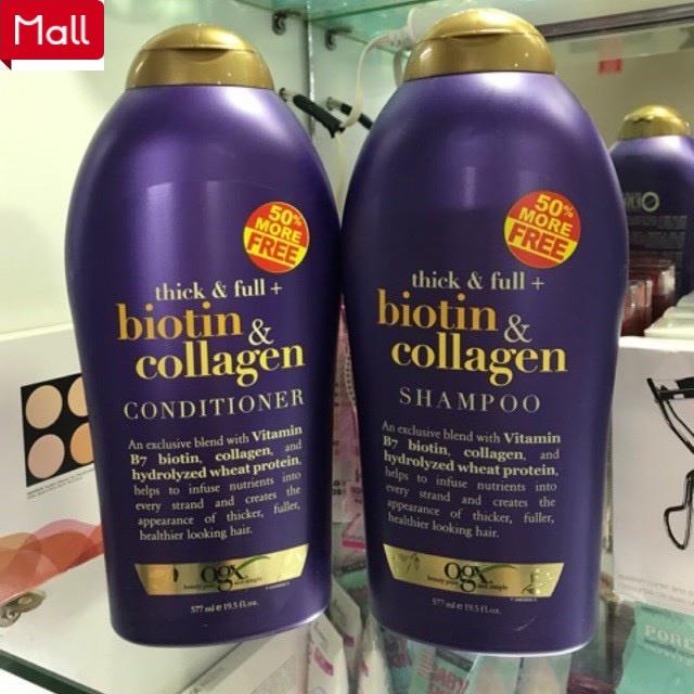 Biotin Collagen Tím- Biotin Collagen Tím 577ml - Biotin Collagen Tím Dầu Gội Chống Rụng Tóc_Shopee Mall _Shopee Mall