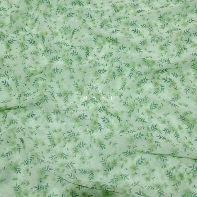 Vải voan chiffon hoa ngọc nữ