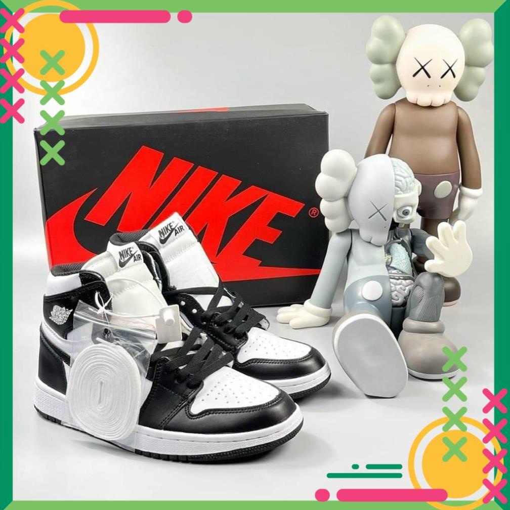 Giày Sneaker Jordan Cổ Cao Nam Nữ Giày Sneaker JD 1 High Panda Đen ...
