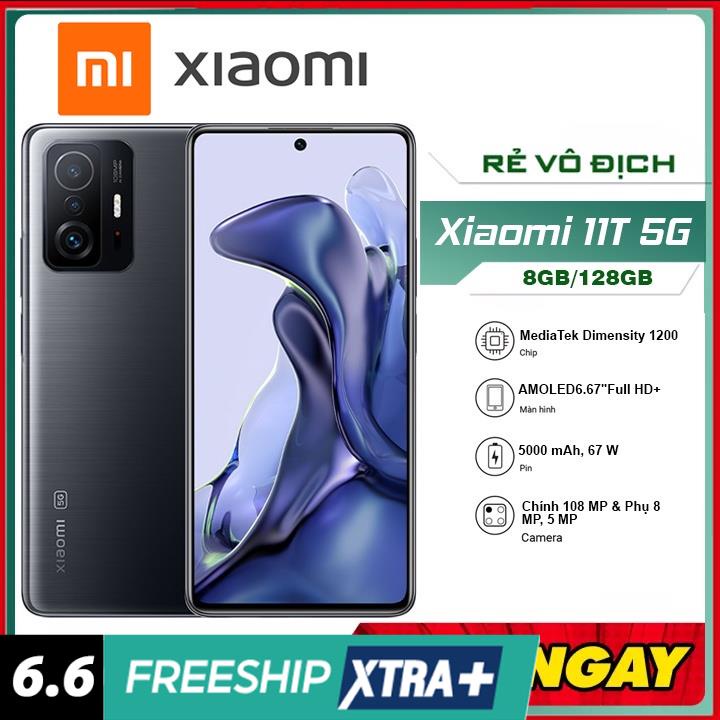 Điện thoại Xiaomi 11T 5G chính hãng 128GB/256GB  Máy chính hãng fullbox nguyên seal bảo hành 12 tháng